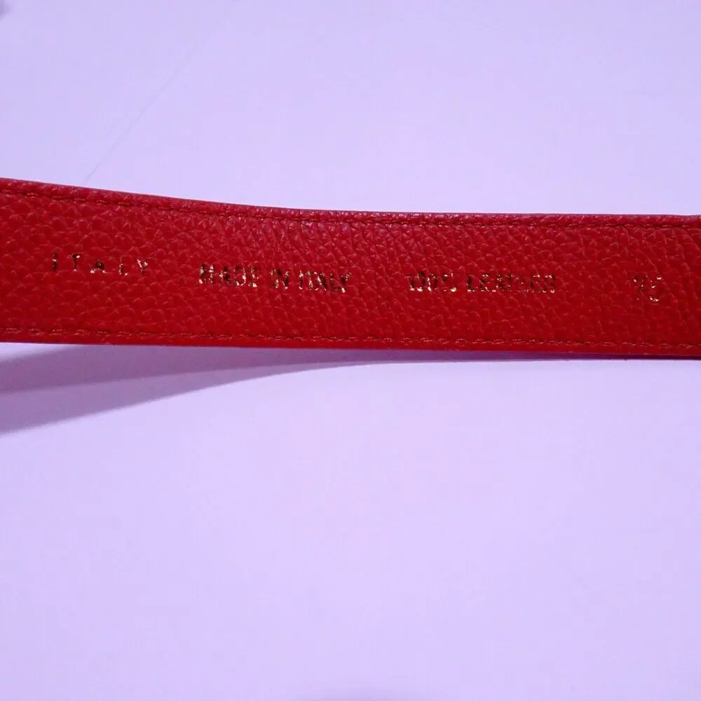 Veronica Beard Gavazzeni Women's Lavanda Leather Belt NWT 155 Tan XXS XS